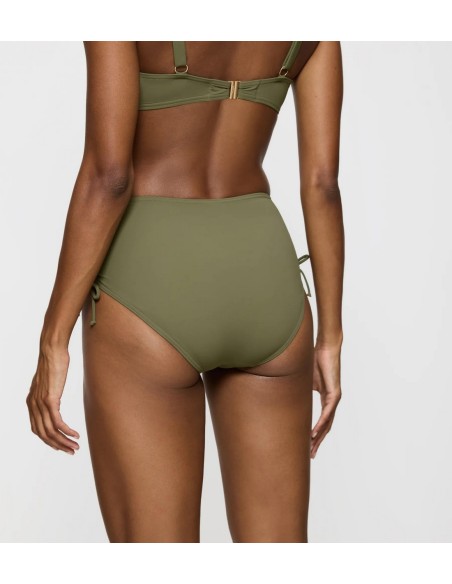 Majtki kąpielowe z wysokim stanem Triumph Summer Twist Maxi sage green