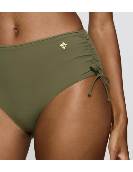 Majtki kąpielowe z wysokim stanem Triumph Summer Twist Maxi sage green