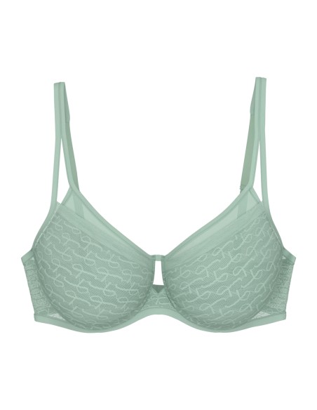 Biustonosz minimizer Triumph Signature Sheer W01 Ex misty turquoise