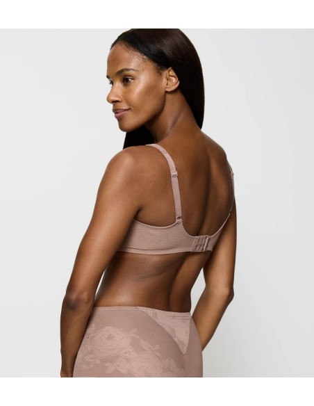 Bra minimizer Triumph Wild Rose Sensation W01 chocolate mousse
