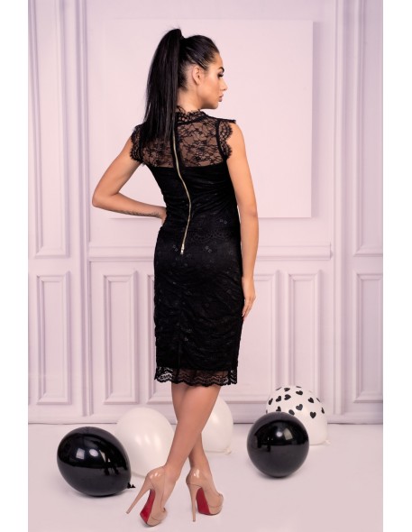 Nomades set ladies' blouse and skirt black,...