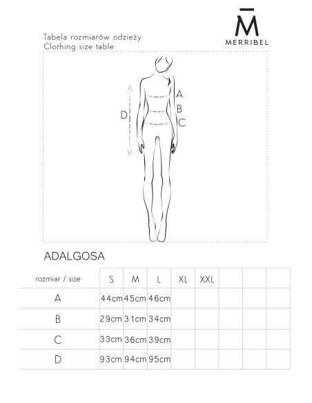 Dress adalgosa black, Merribel