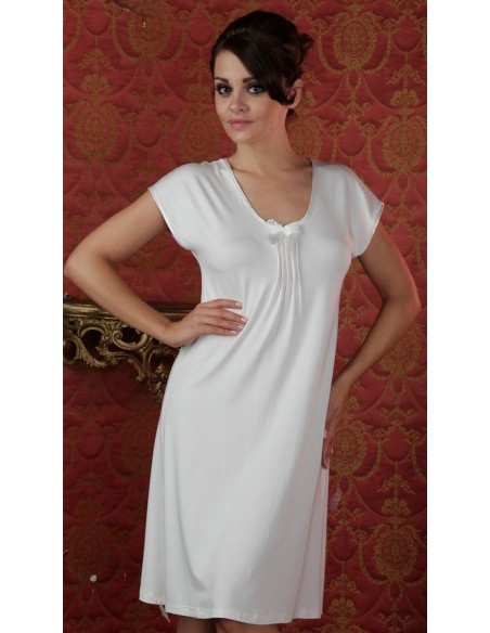 Visa koszula nocna damska z krótkim rękawem, De Lafense 870