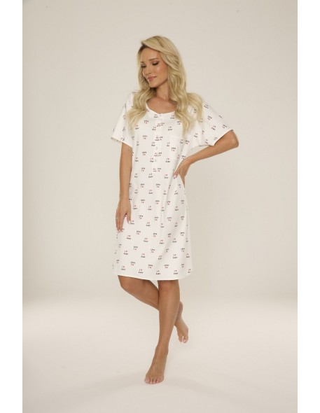 Koszula mama krótki rękaw s-2xl, De Lafense 413