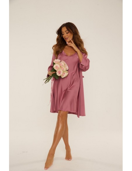 Shirt night satin Cordelia De Lafense 758