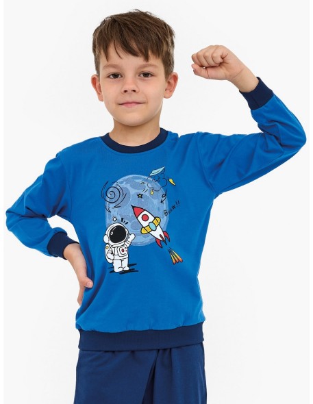 Piżama boy kids dr 593/176 galaxy Cornette
