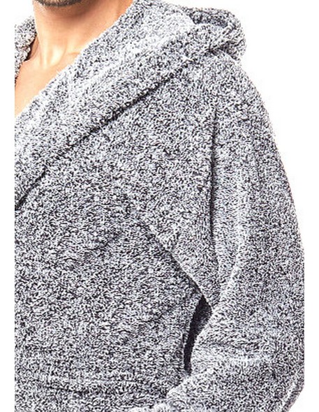 Bathrobe male with hood L&L Ivo
