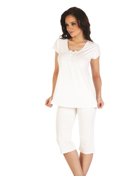 Visa pajamas women's short sleeve trousers 3/4 3xl-4xl, De Lafense 889