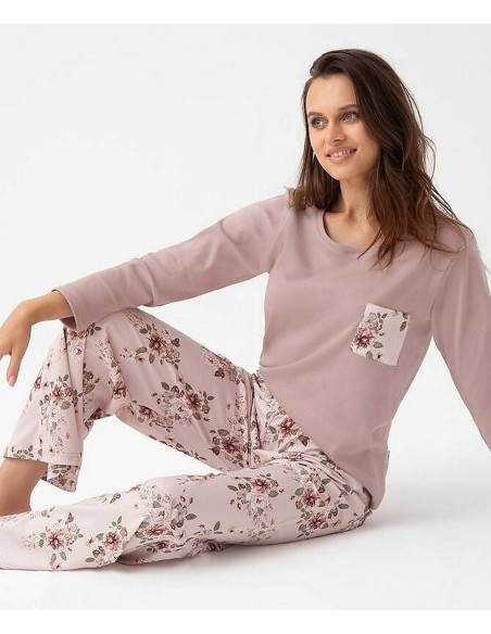 Piżama 348 dł/r m-2xl z25/26 damska Luna