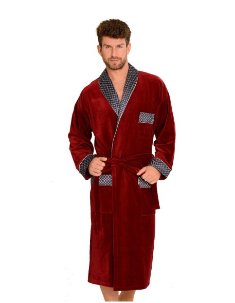 Bonjour bathrobe long 3xl-4xl, De Lafense 773