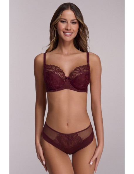Bra av 2197 sof side support wine maxi Ava