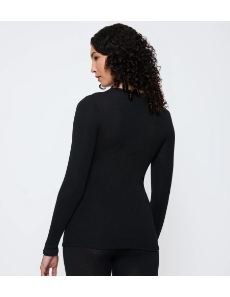 Beauty layers lsl top wool black Triumph