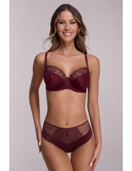 Biustonosz av 2196 semi soft wine Ava