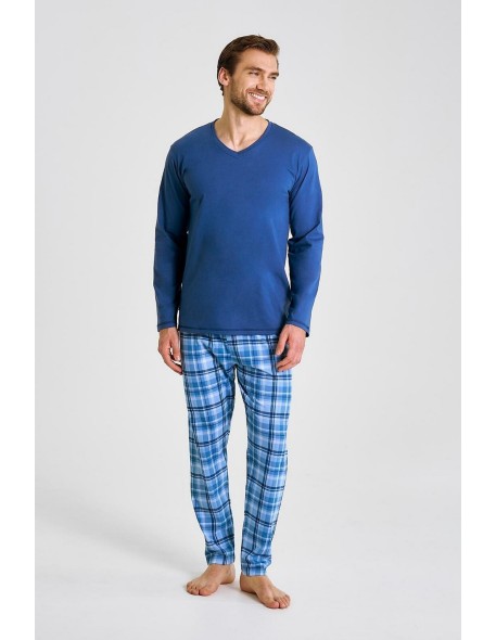 3477 pajamas men's long mark 5xl-6xl Taro