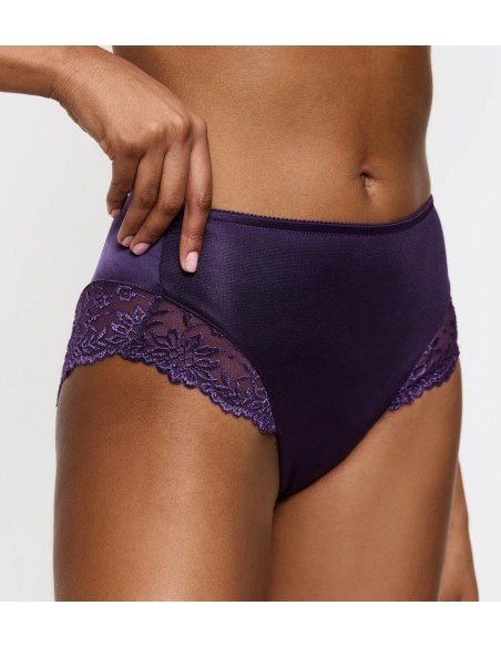 Triumph majtki z wysokim stanem Ladyform Soft Maxi royal purple