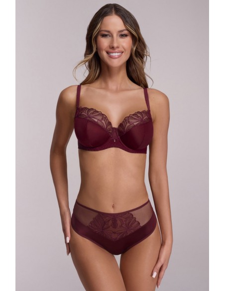 Biustonosz av 2196 semi soft wine maxi Ava
