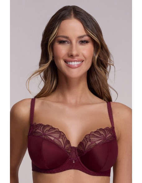 Biustonosz av 2196 semi soft wine maxi Ava