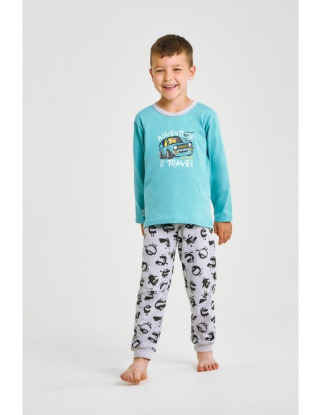 3496 piżama chłopięca długa benn 122-140 Taro