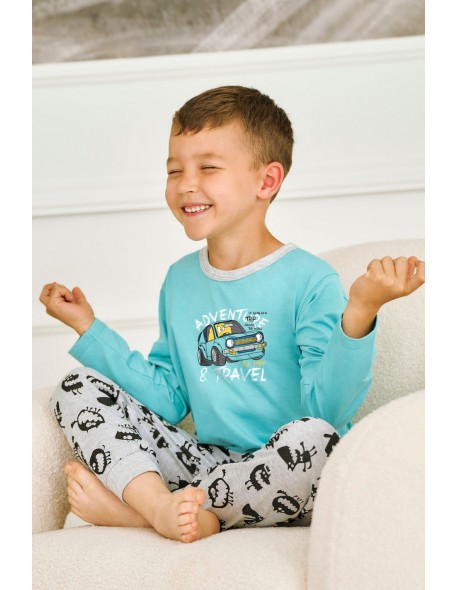 3496 piżama chłopięca długa benn 122-140 Taro