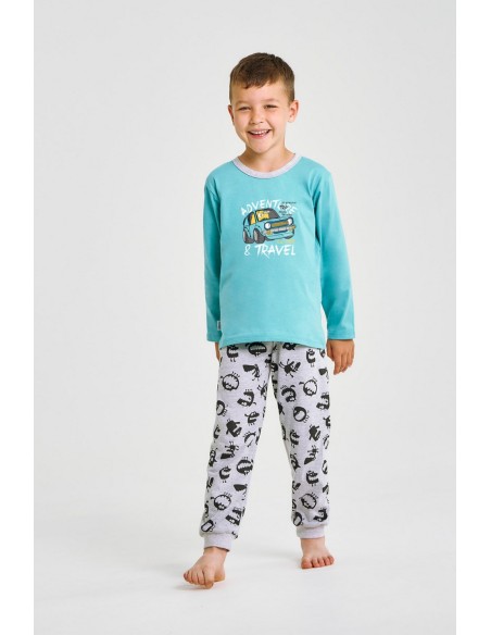 3495 piżama chłopięca długa benn 86-116 Taro