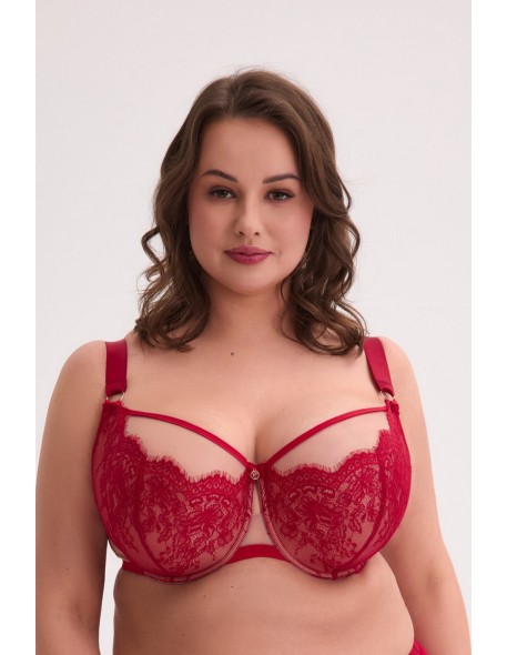 Bra semi-soft aina maxi art. 1273 red Gaia