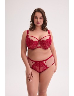 Biustonosz semi-soft aina maxi art. 1273 czerwony Gaia 2