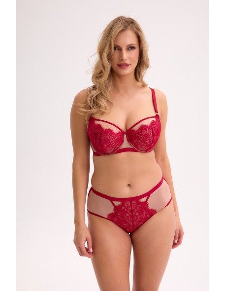 Bra semi-soft aina art. 1273 red Gaia