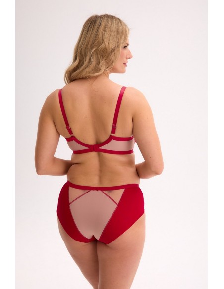 Bra semi-soft aina art. 1273 red Gaia
