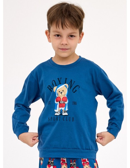Piżama boy kids dr 593/178 boxer Cornette