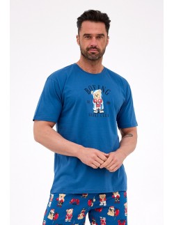 Piżama męska kr 326/296 boxer Cornette 2