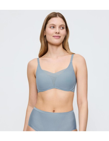 Triumph Shape Smart P chambray - underwire bra
