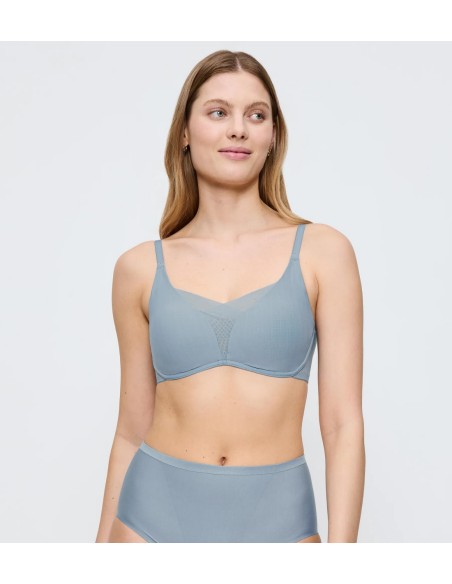 Triumph Shape Smart P chambray - underwire bra
