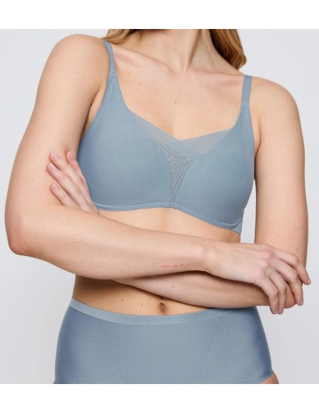 Triumph Shape Smart P chambray - underwire bra
