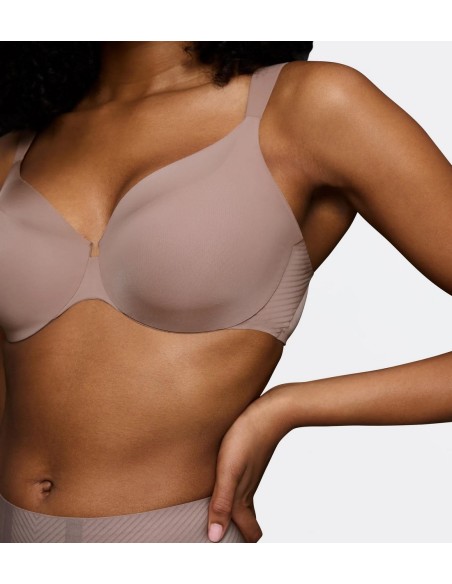 Triumph biustonosz minimizer Bmu Illusion Curve W01 chocolate mousse