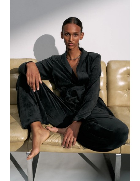 Triumph Sensual Velour Robe Top 01 black