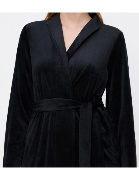 Triumph Sensual Velour Robe Top 01 black