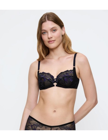 Triumph lace bra Wild Gardenia Florale W black