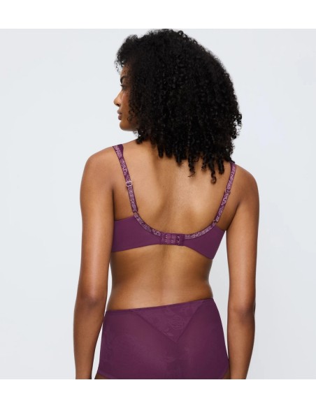 Triumph soft bra Wild Gardenia Florale W01 flower purple