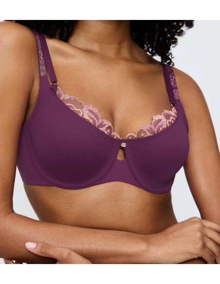 Triumph soft bra Wild Gardenia Florale W01 flower purple