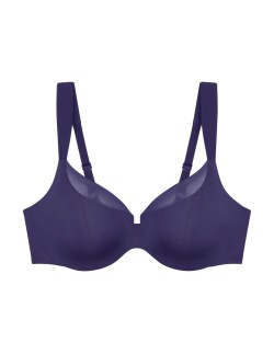Triumph minimizer bra Bmu Illusion Curve W01 prussian blue