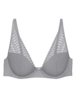 Triumph biustonosz koronkowy Aura Spotlight T Wp grey shadow