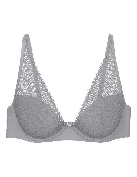 Triumph biustonosz koronkowy Aura Spotlight T Wp grey shadow