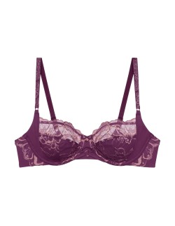 Triumph lace bra Wild Gardenia Florale W flower purple