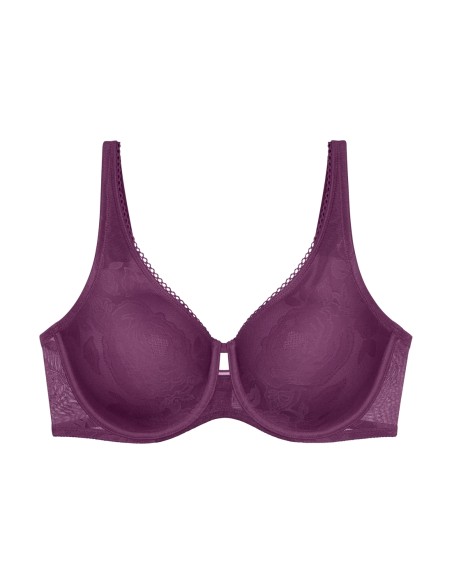 Triumph minimizer bra Wild Rose Sensation W01 flower purple