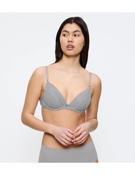 Triumph push-up bra Aura Spotlight T Whu grey shadow