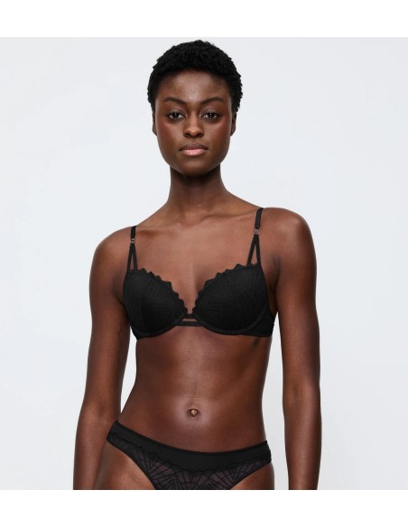 Triumph push-up bra That Night In Vegas Whu black