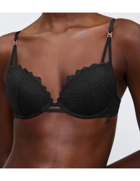 Triumph push-up bra That Night In Vegas Whu black