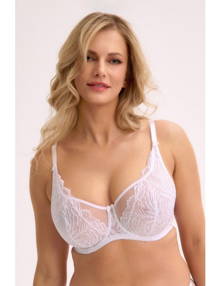 Biustonosz soft balconette jessia 1229 biały Gaia