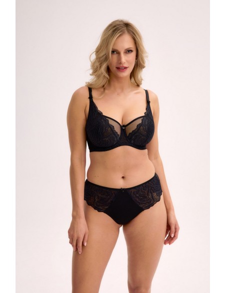 Biustonosz soft balconette jessia 1229 czarny Gaia