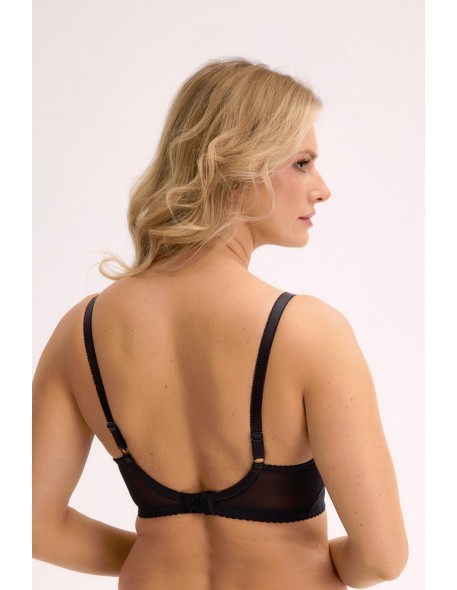 Biustonosz soft balconette jessia 1229 czarny Gaia